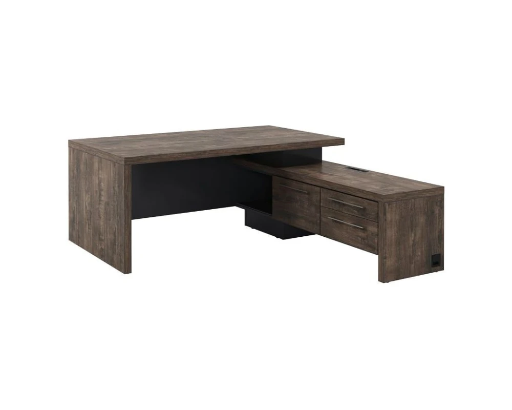 Стол руководителя с опорной тумбой T-18пр.1000 Торстон