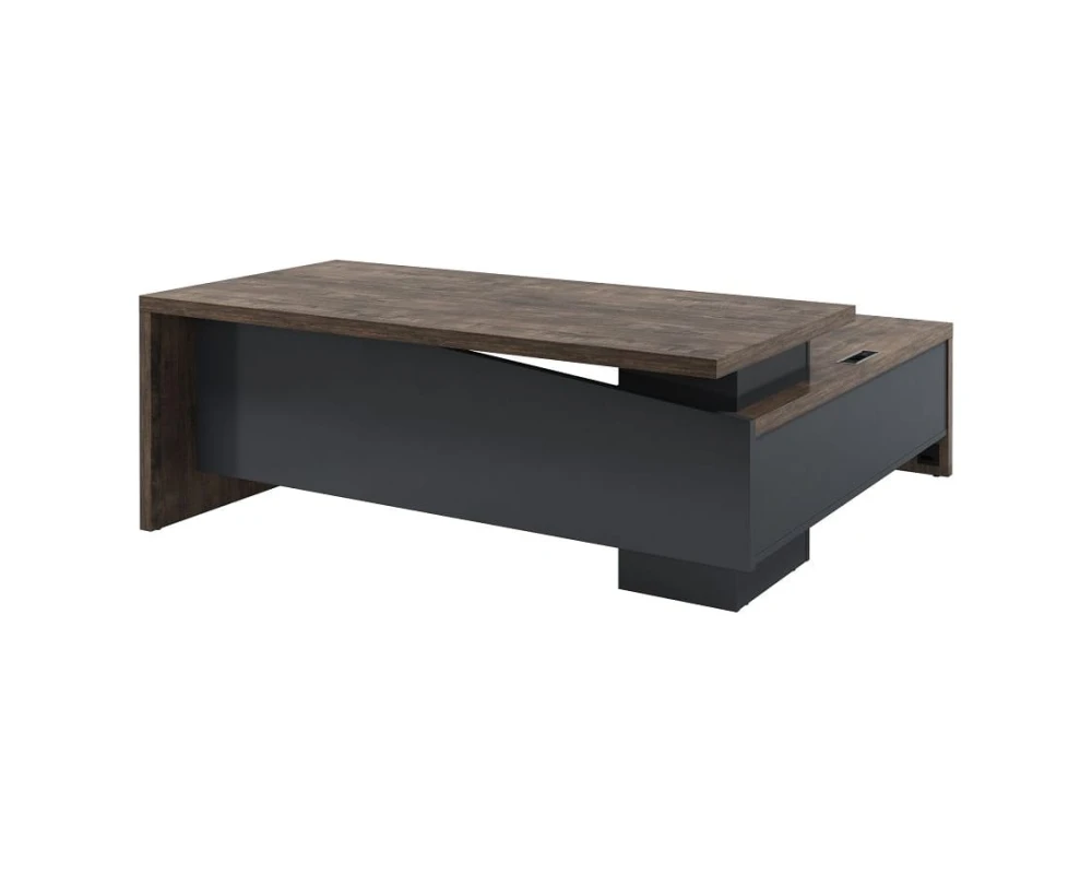 Стол руководителя с опорной тумбой T-20л.1000 Торстон