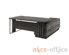 Стол руководителя с опорной тумбой и металлической опорой Z-418л.0000* Вестар / Vestar images