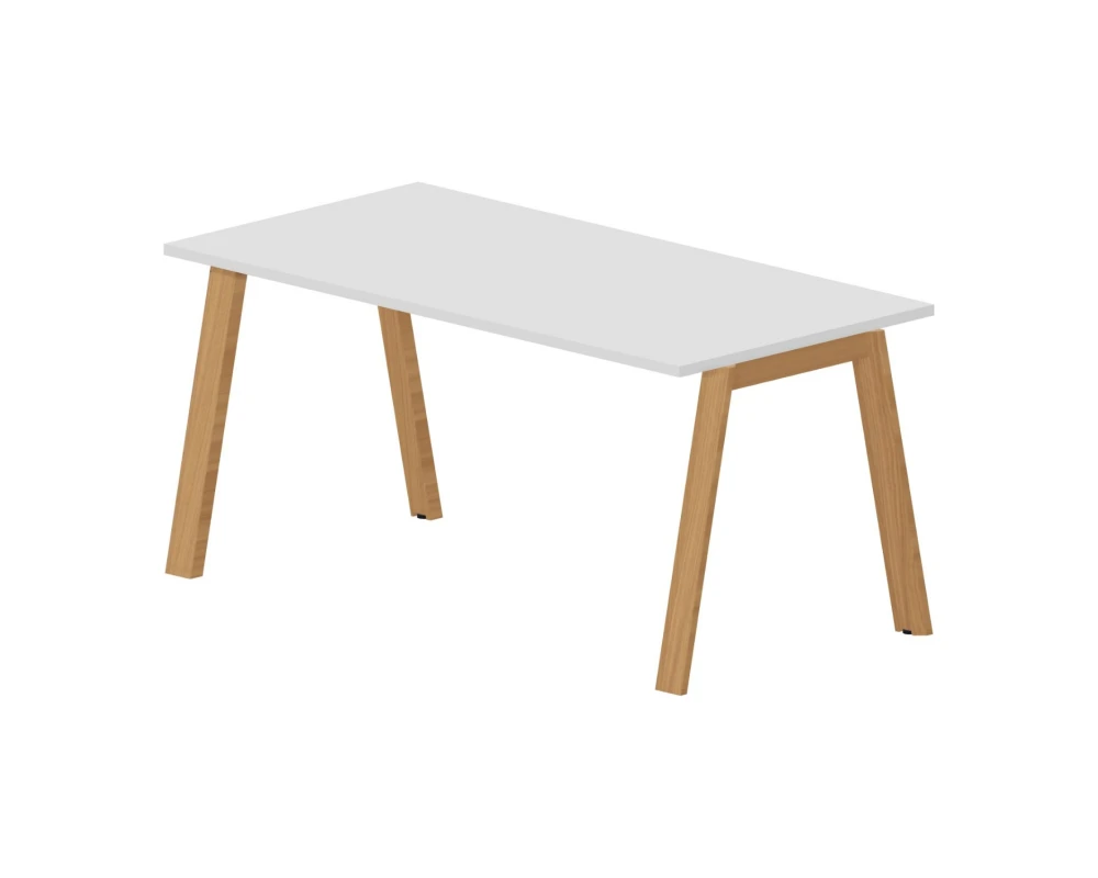 Стол письменный 160х80х75 Артвуд / Artwood Белый/Бук