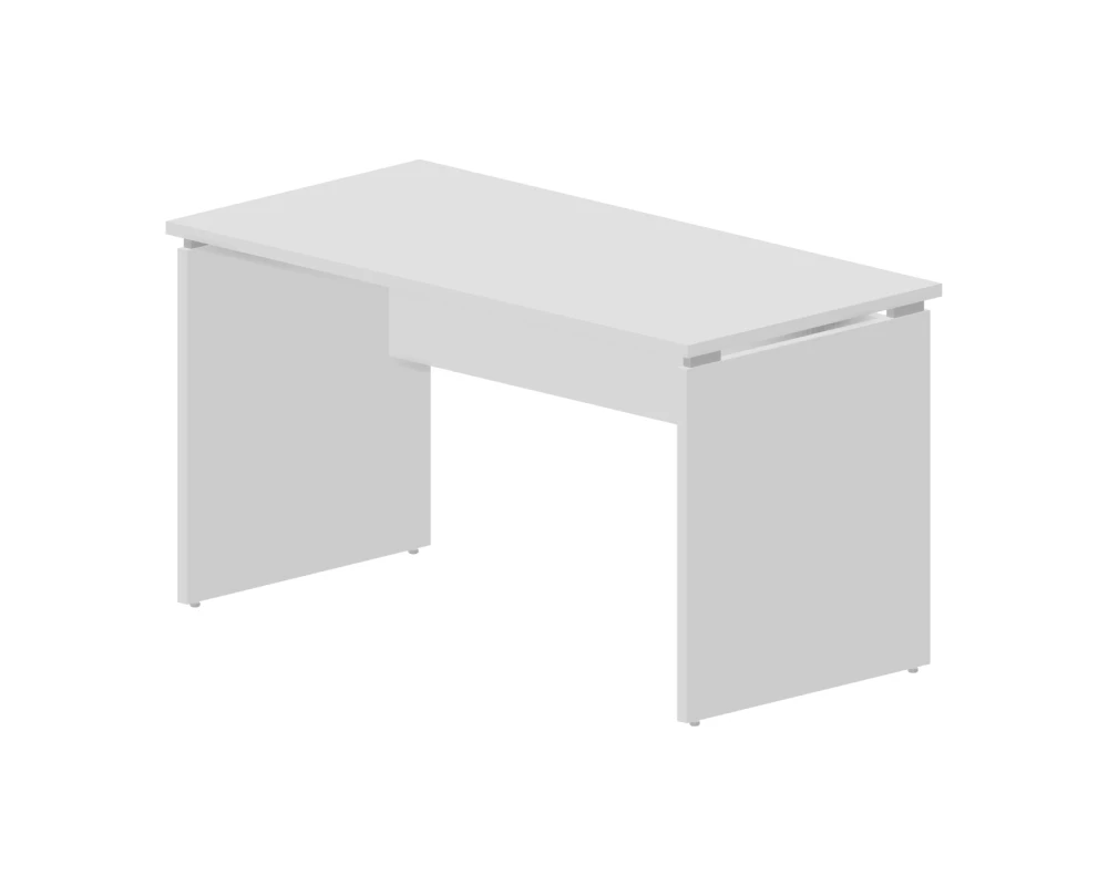 Стол письменный 1380х680х750мм Домино / Domino Белый/Белый