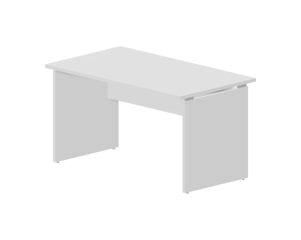 Стол письменный 1380х780х750мм Домино / Domino Белый/Белый