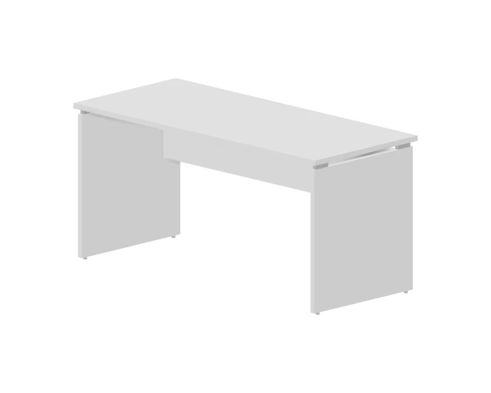 Стол письменный 1580х680х750мм Домино / Domino Белый/Белый