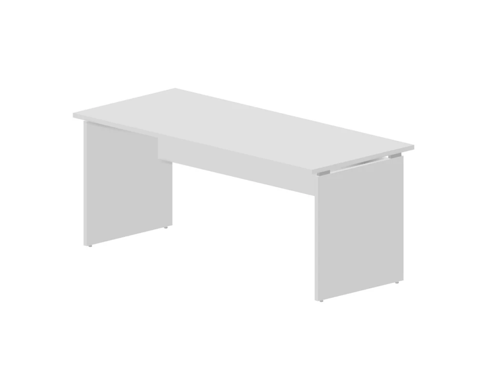 Стол письменный 1800х780х750мм Домино / Domino Белый/Белый