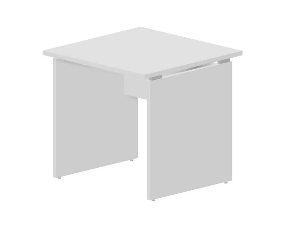 Стол письменный 800х780х750мм Домино / Domino Белый/Белый