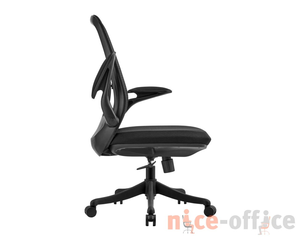 Кресло VIKING-82 MB22 Сетка/Ткань, Черный