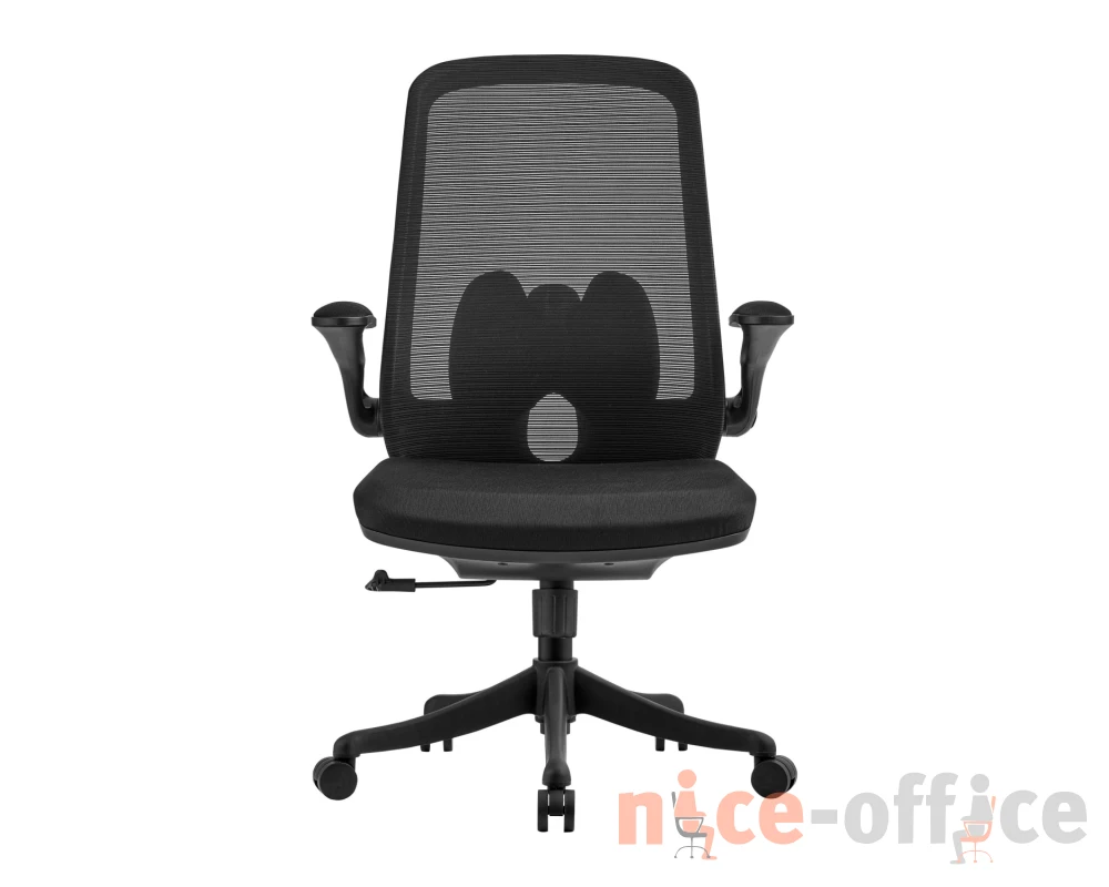Кресло VIKING-82 MB22 Сетка/Ткань, Черный