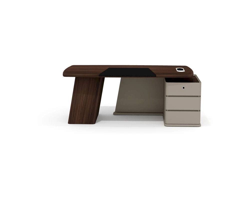 Стол руководителя с опорной тумбой правый AS-20R Астон / Aston (ms)