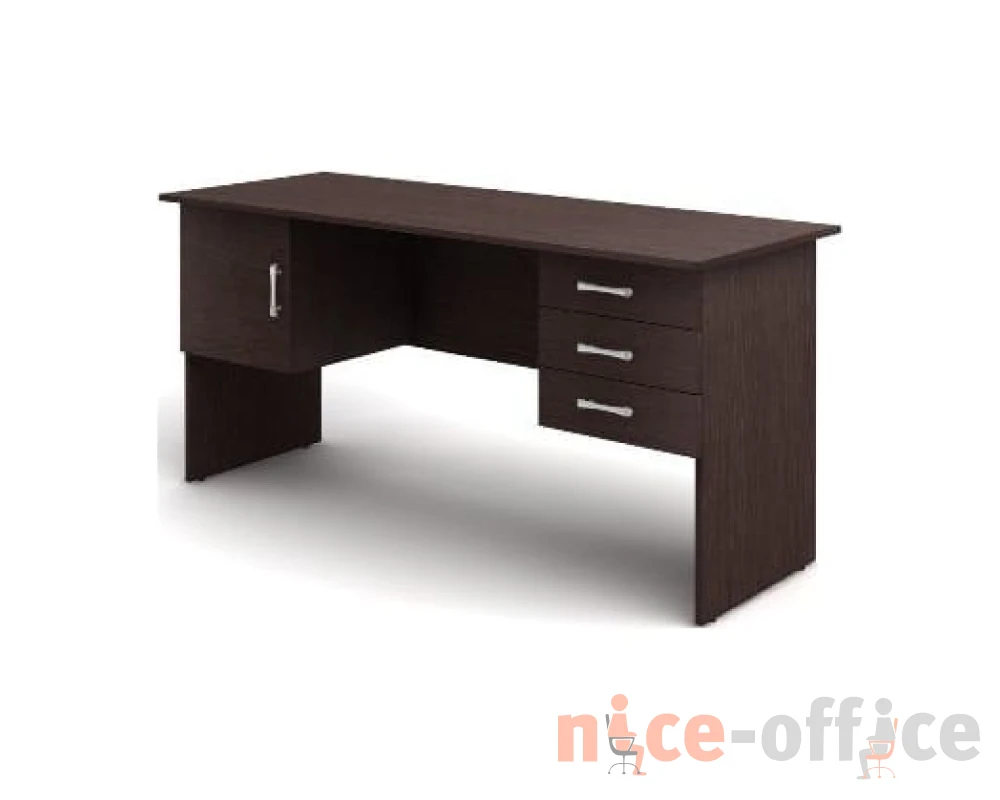 Стол 2-тумбовый (3 ящика + дверка) (1600х600х750) СК29 Канц
