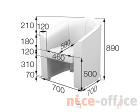 Кресло CHAIR1 Чаирмикс MVK images