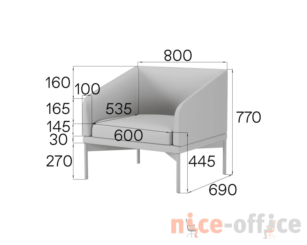 Кресло Dr1-2 Дрим MVK