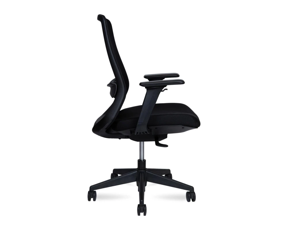 Кресло Norden Комо LB блэк / Como LB black Сетка/ Ткань, Черный