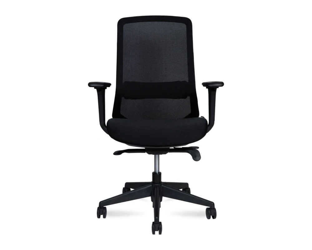 Кресло Norden Комо LB блэк / Como LB black Сетка/ Ткань, Черный