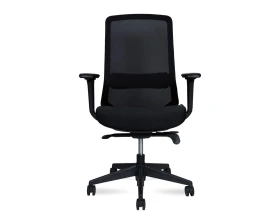 Кресло Norden Комо LB блэк / Como LB black Сетка/ Ткань, Черный images