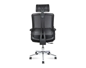 Кресло Norden Тема Хром / Tema Сhrome 2D Сетка/ Ткань, Черный images