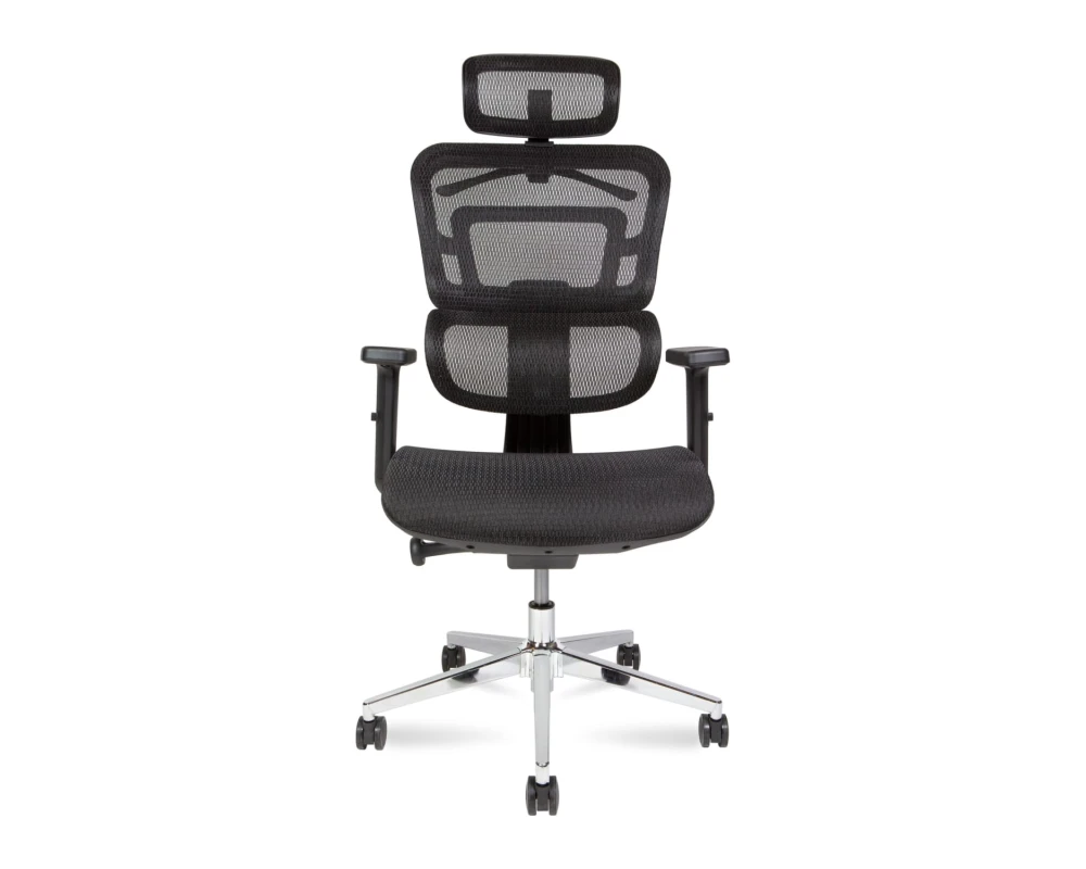 Кресло Norden Эрго / Ergo M Сетка/Ткань, Черный