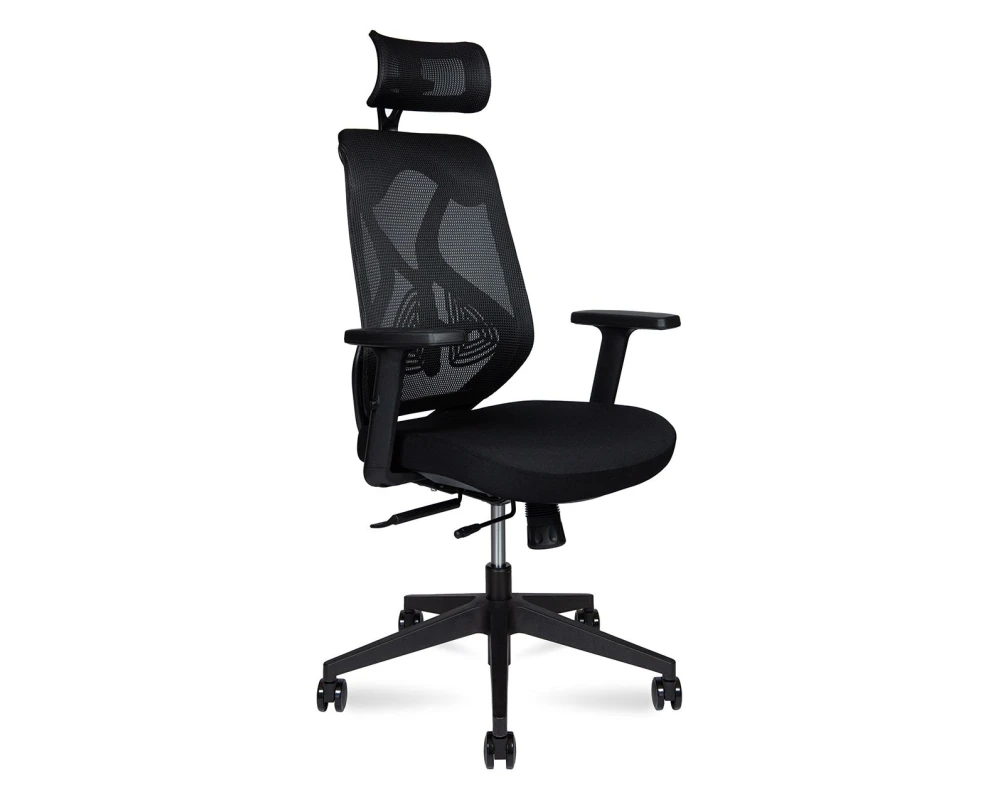 Кресло Norden Имидж Сетка/Ткань, Черный