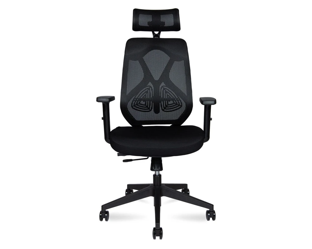 Кресло Norden Имидж Сетка/Ткань, Черный