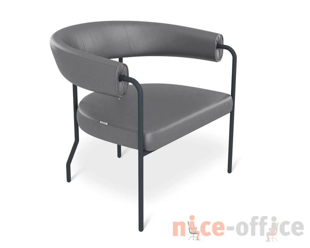 Кресло SHT-AMS120 Экокожа, Серый/Антрацит