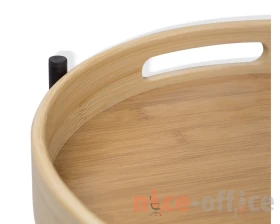 Столик кофейный SHT-CT30 Черный муар/Прозрачный лак images