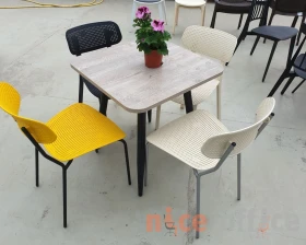 Стул офисный SHT-S85М Пластик, Желтый/Черный images