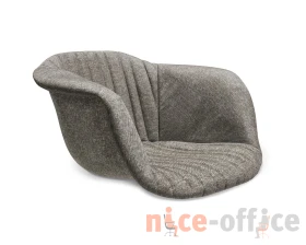 Стул подъемно-поворотный SHT-ST31-C1/S154 Ткань, Пепельный/Белый images
