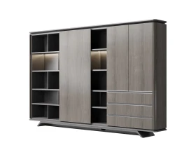 Шкаф для документов с раздвижными фасадами 3260x430x2050 Atlas (Sun) images