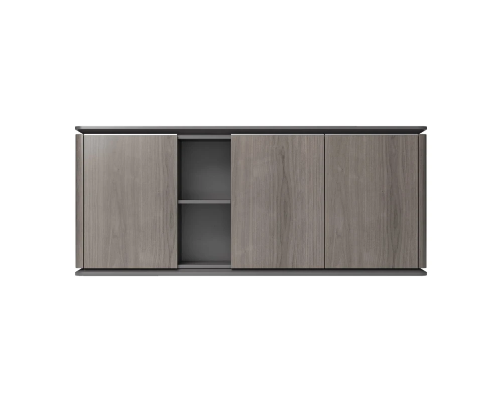 Шпонированный шкаф низкий 1900x430x800 Atlas (Sun)