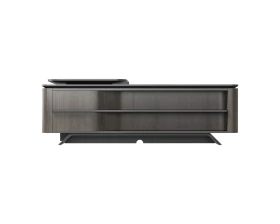 Стол руководителя на опорной сервисной тумбе - левый 2880x2240x750-1150 Atlas (Sun) images