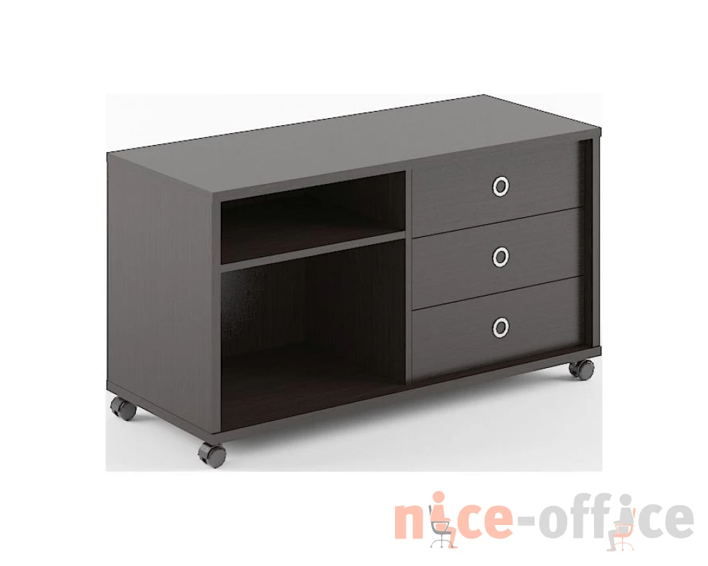 Тумба мобильная с двумя полками 1200х500х660 Борн / Born TP