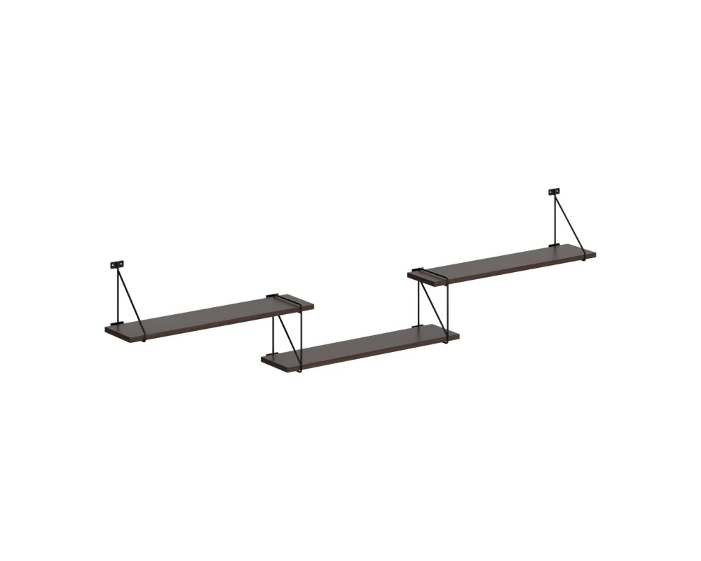 Полка подвесная 1780х166х392 Кофе / Coffee