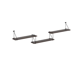 Полка подвесная 1780х166х392 Кофе / Coffee images