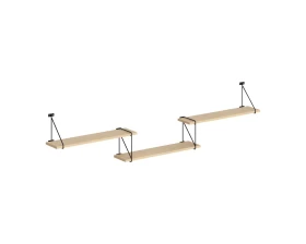 Полка подвесная 1780х166х392 Кофе / Coffee images