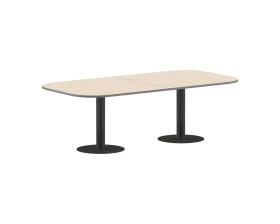 Конференц-стол на 6-8 человек овальный 2400х1200х750 Imago images