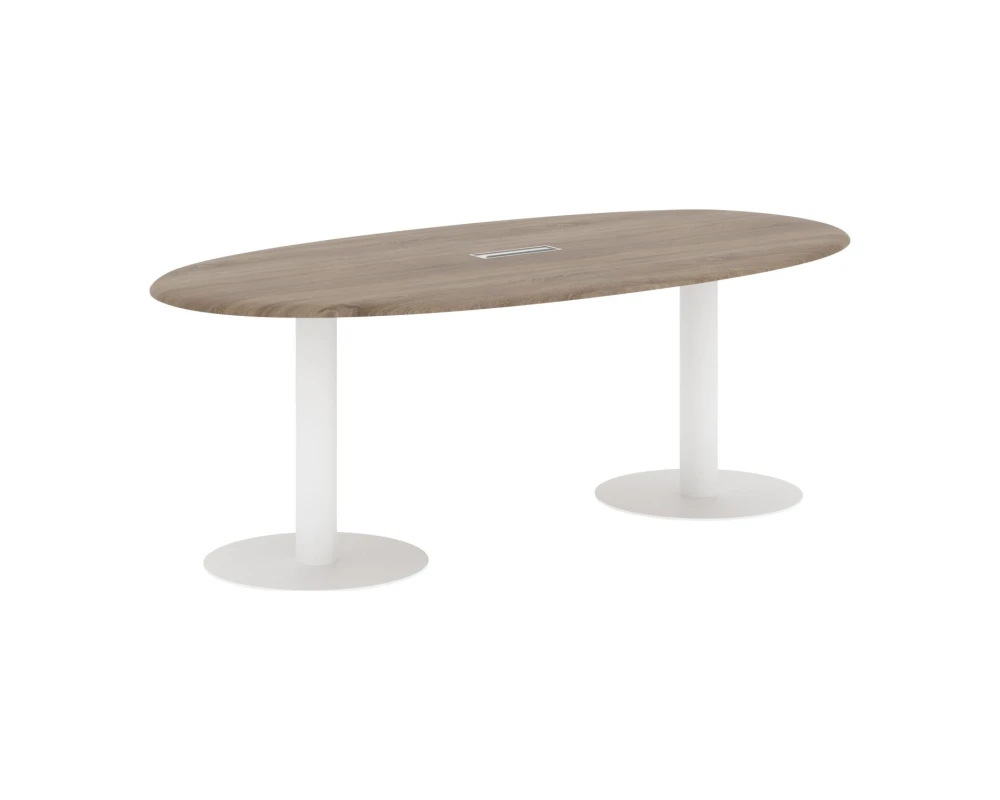 Конференц-стол овальный 2200х1100х754 Вейв / Wave