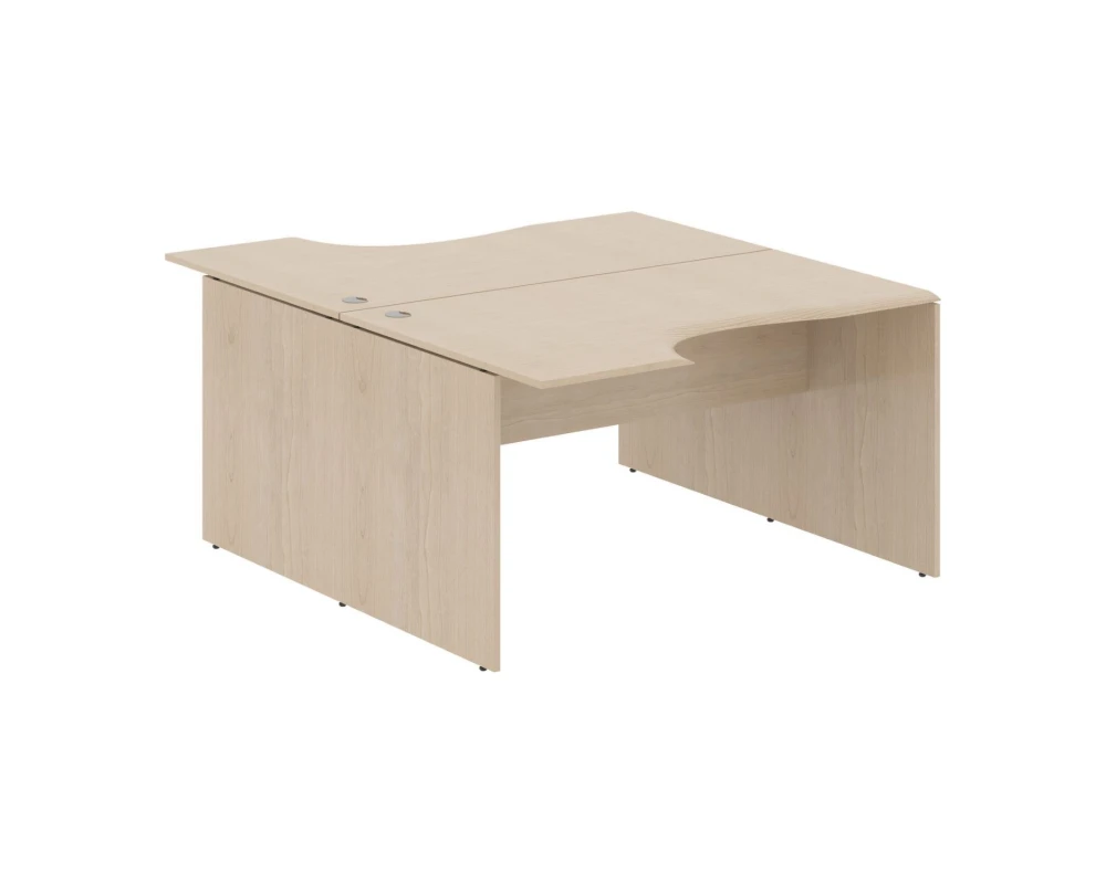 Рабочая станция 2-х местная 1400х1806х750 Вейв / Wave